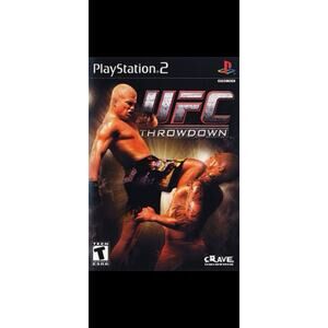 UFC Throwdown (Sony PlayStation 2 PS2 2002 MMA) Black Label Disc Only!